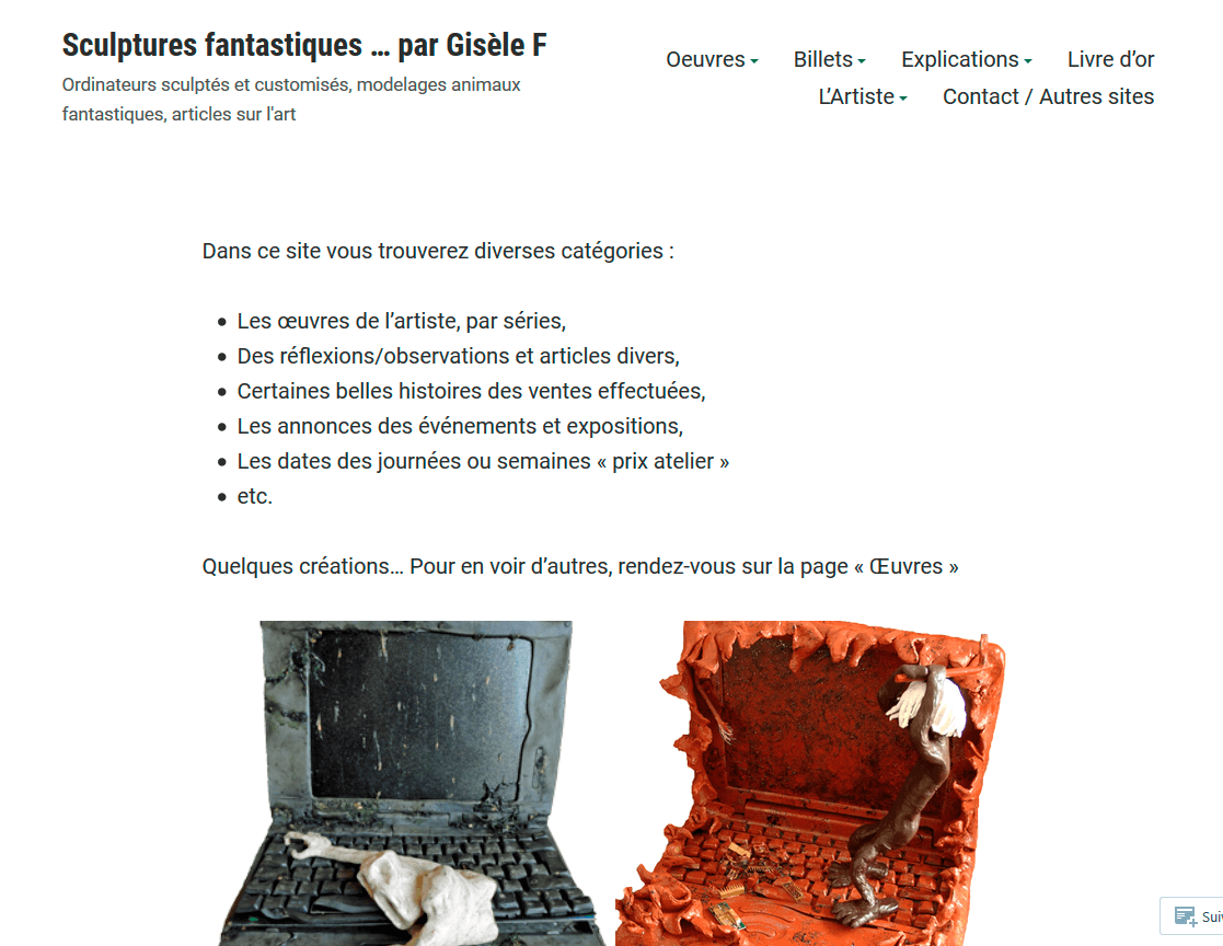 site de sculpture